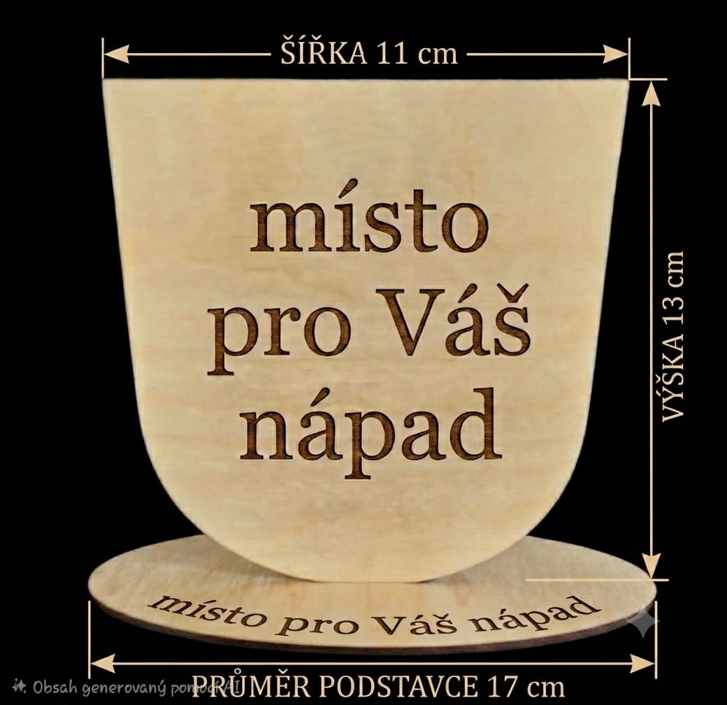 dřevěná pamětní plaketa z překližky – váš prostor pro kreativitu dřevěná pamětní plaketa z překližky – váš prostor pro kreativitu